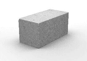 Блок фундаментный полнотелый 400x200x200
